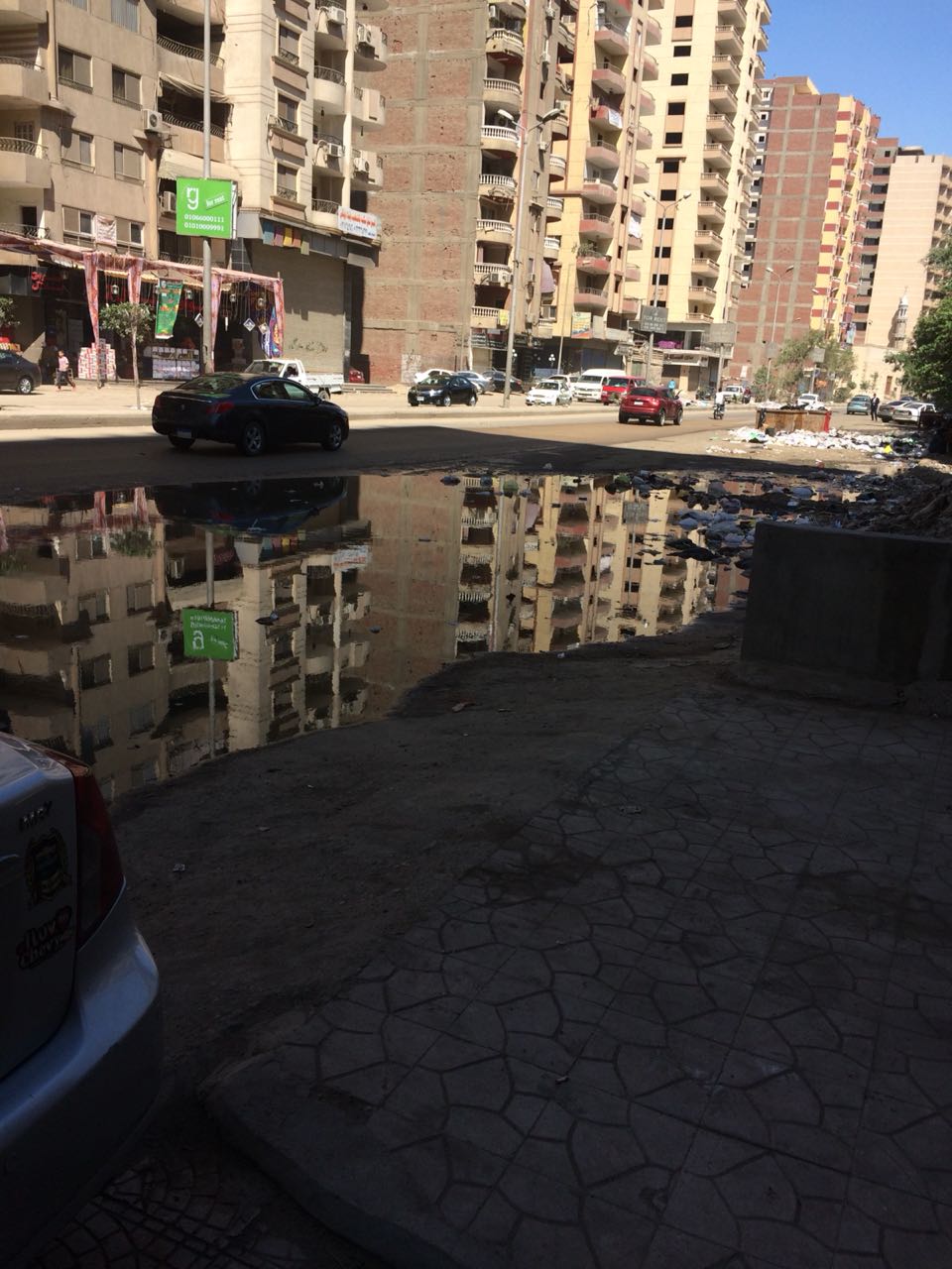 مياه الصرف بشارع اللبينى فيصل (6)