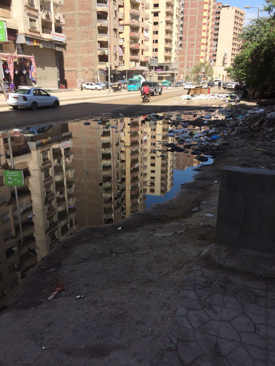 مياه الصرف بشارع اللبينى فيصل (5)
