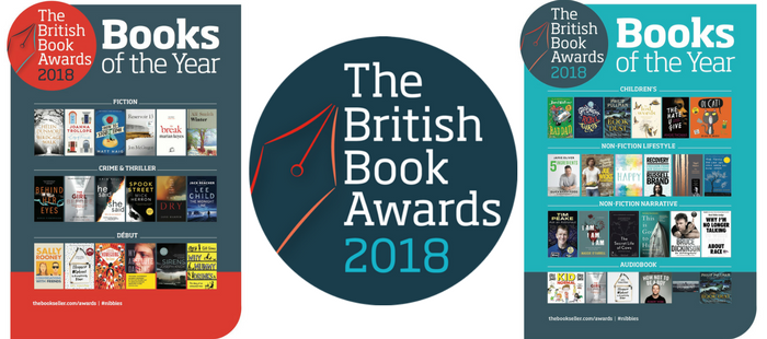جوائز الكتاب البريطانى لعام 2018