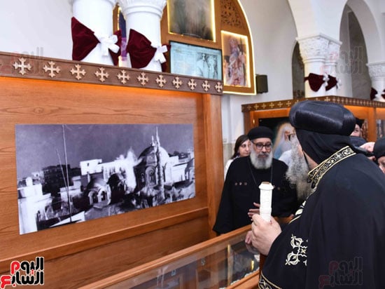البابا تواضروس يختتم احتفالات الزيتون بمتحف الصور التذكارية لظهور العذراء (7)