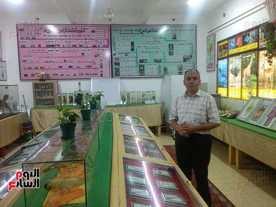 متحف الاحياء بمدرسة زراعة كفر الشيخ