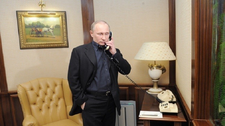 بوتين يتصل هاتفيا