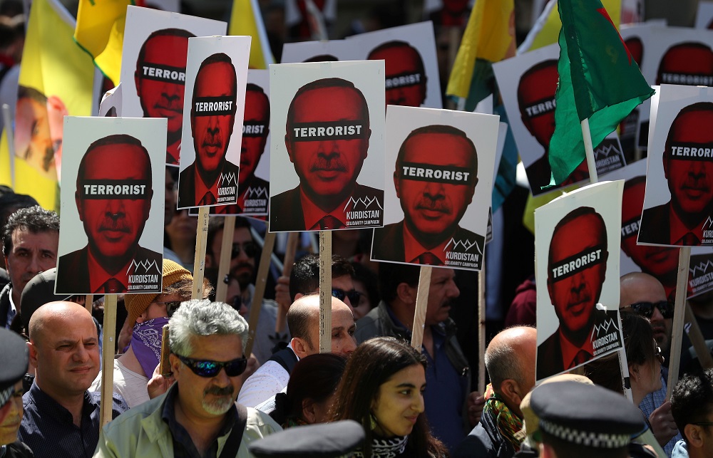 احتجاجات ضد أردوغان