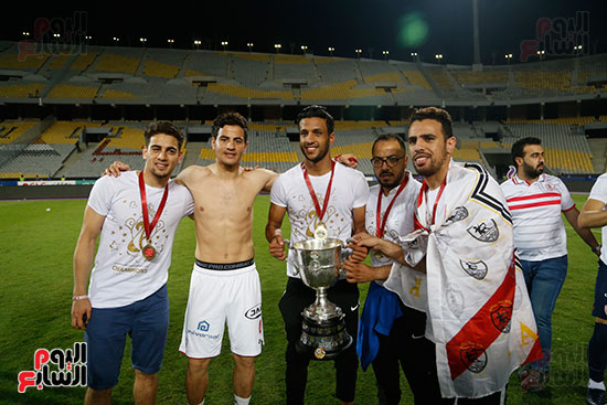 فرحة فوز نادى الزمالك بكأس مصر (44)