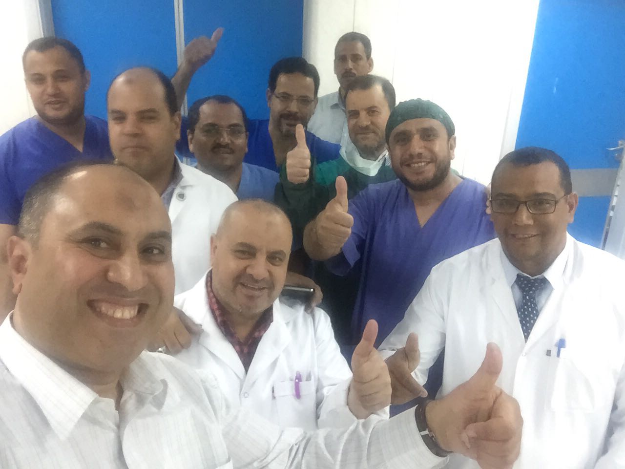 3- سعادة بإجراء أول عملية جراحية بمركز كبد كفر الشيخ
