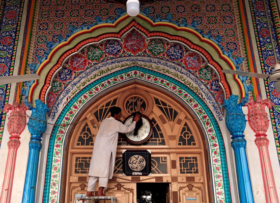 تنظيف مسجد فى باكستان
