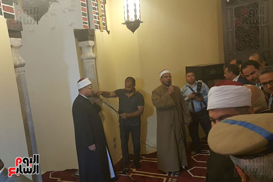 وزيرا الأوقاف والآثار يفتتحان أعمال ترميم مسجد زغلول بتكلفة 25 مليون جنيه (5)