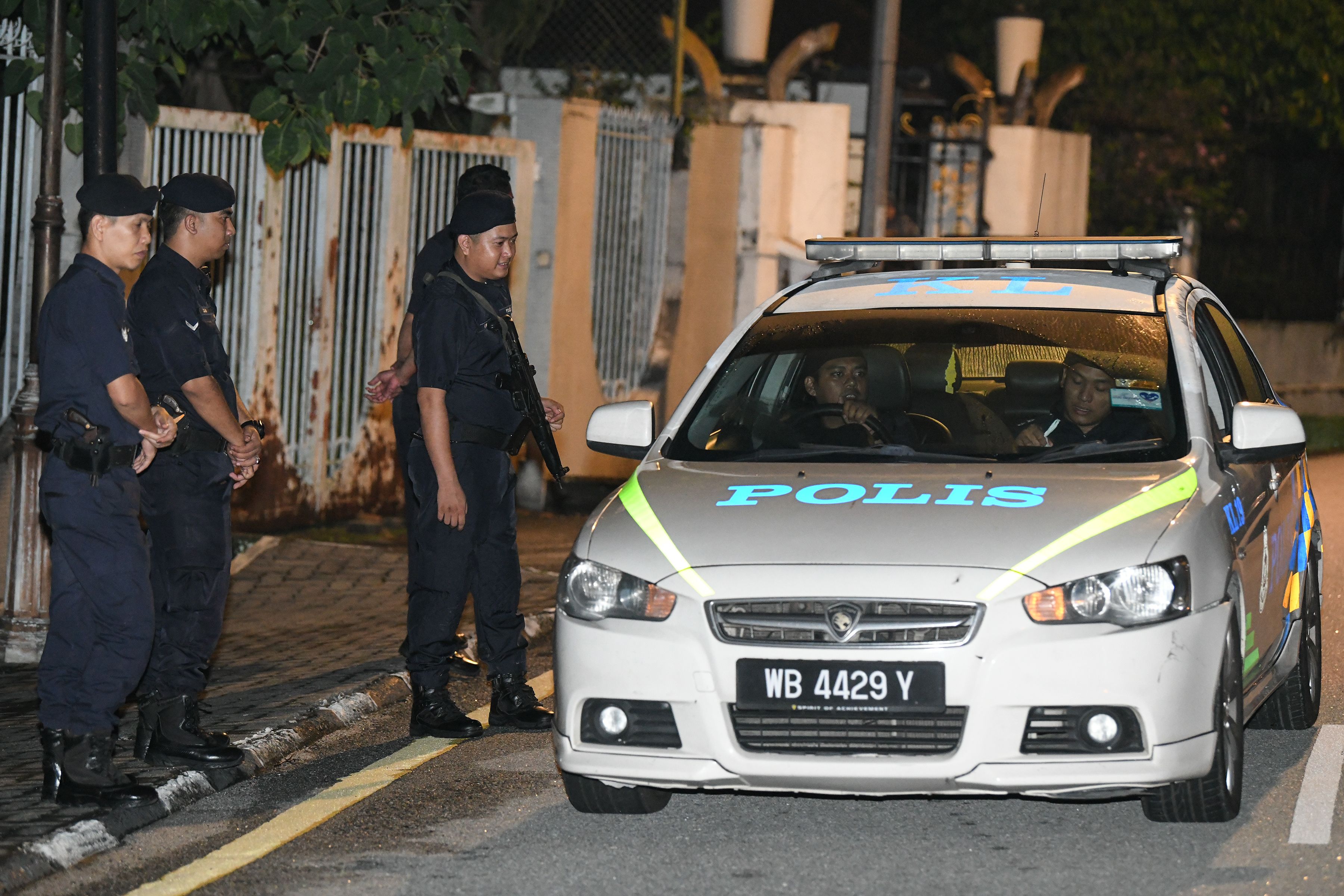 تعزيزات من الشرطة الماليزية