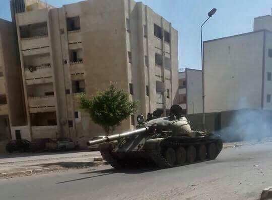 الجيش الليبى يسيطر على منطقة الشيحا