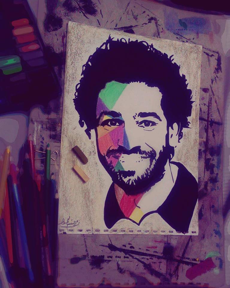 قارئ يرسم محمد صلاح قارئ يرسم محمد صلاح
