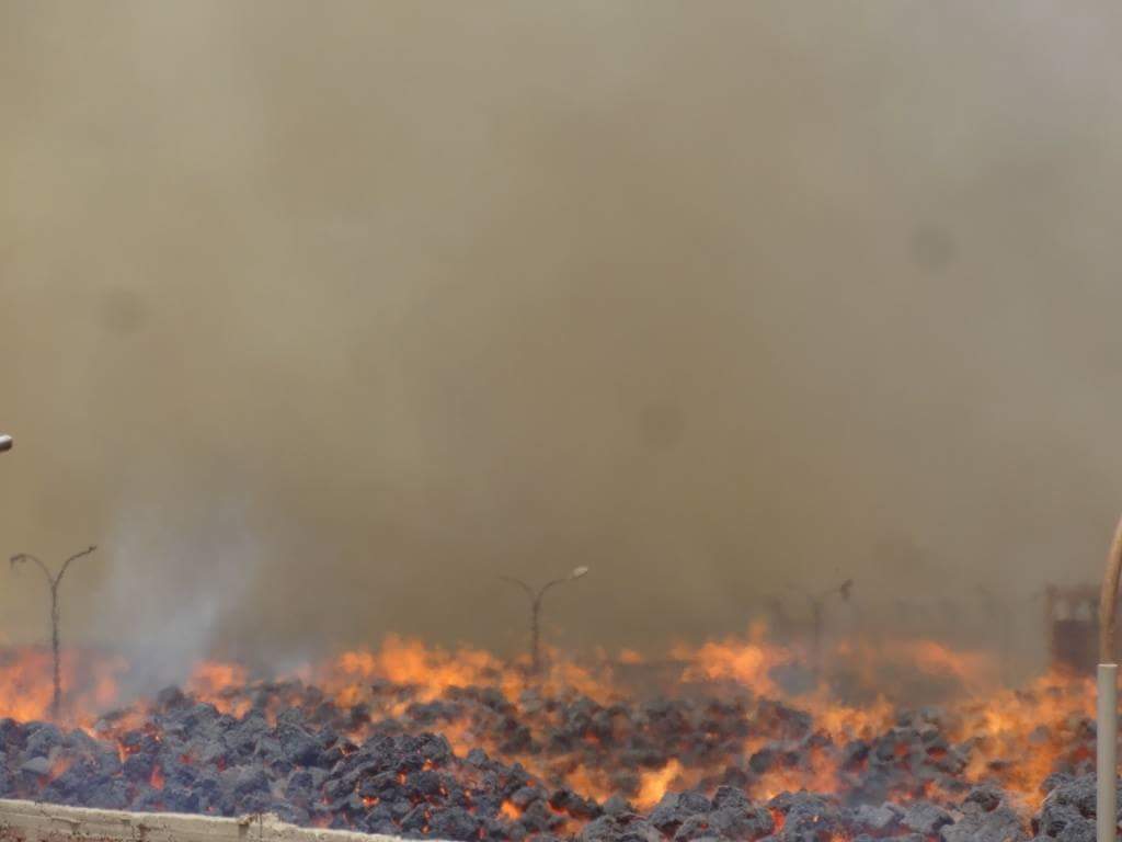 حريق مصنع السكر بكوم امبو بأسوان (2)