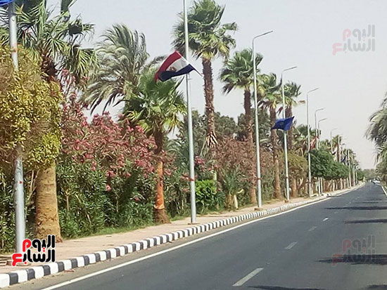 الطرق الرئيسية بمدينة أبوسمبل السياحية