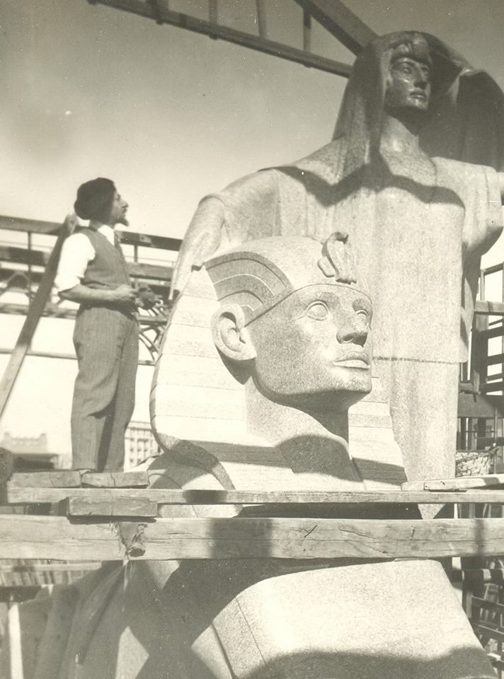  صور ووثائق من تمثال نهضة مصر لمحمود مختار  (19)