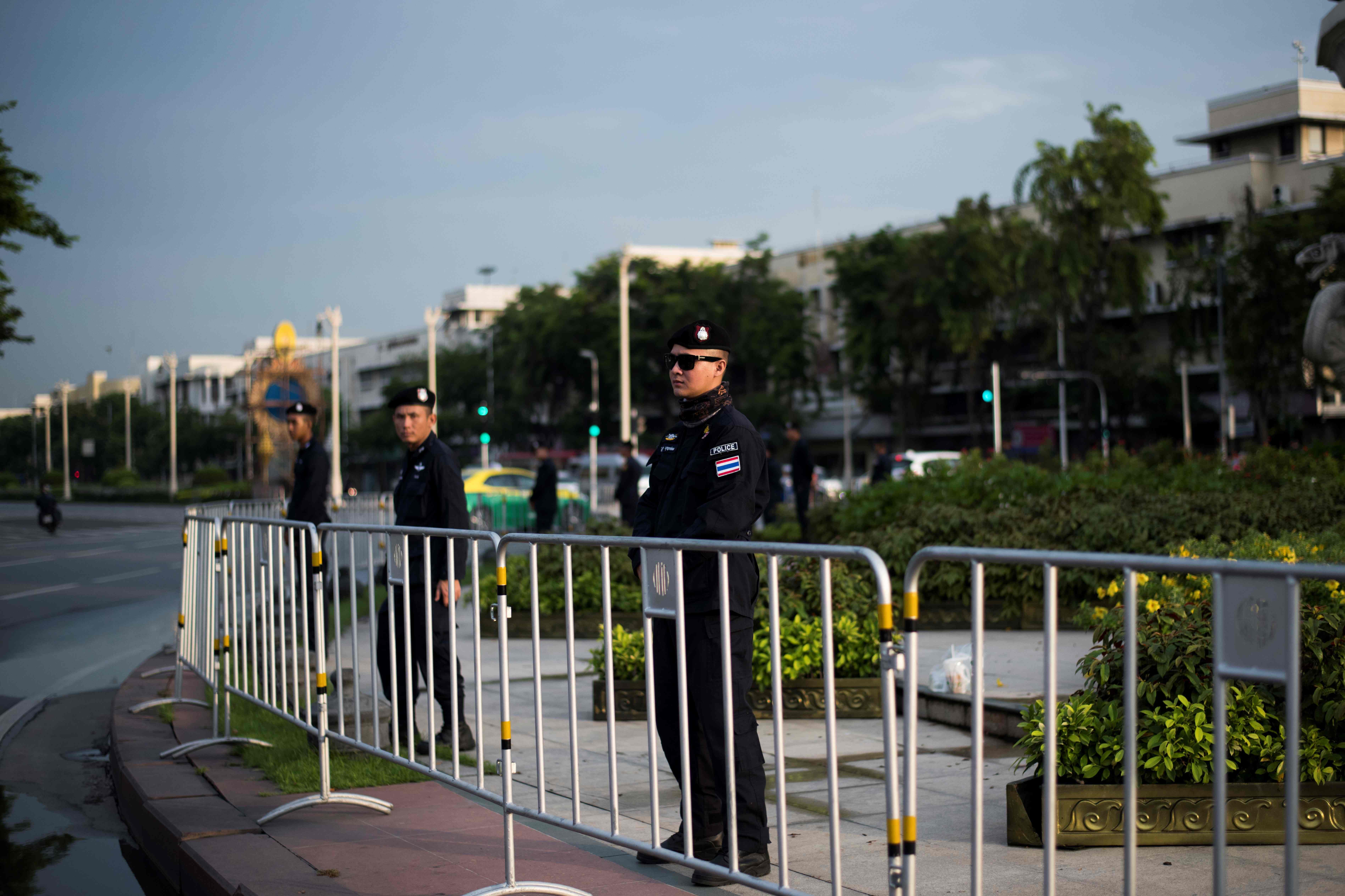 الشرطة التايلاندية تفرض طوقا امنيا