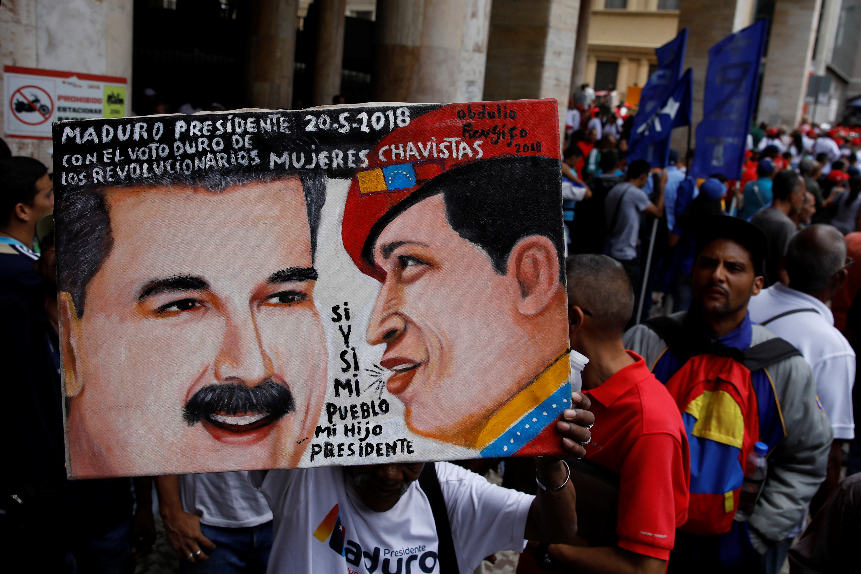 مظاهرات مؤيدة لرئيس فنزويلا