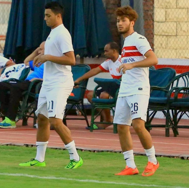 ميسى فى إحدى تدريبات الزمالك