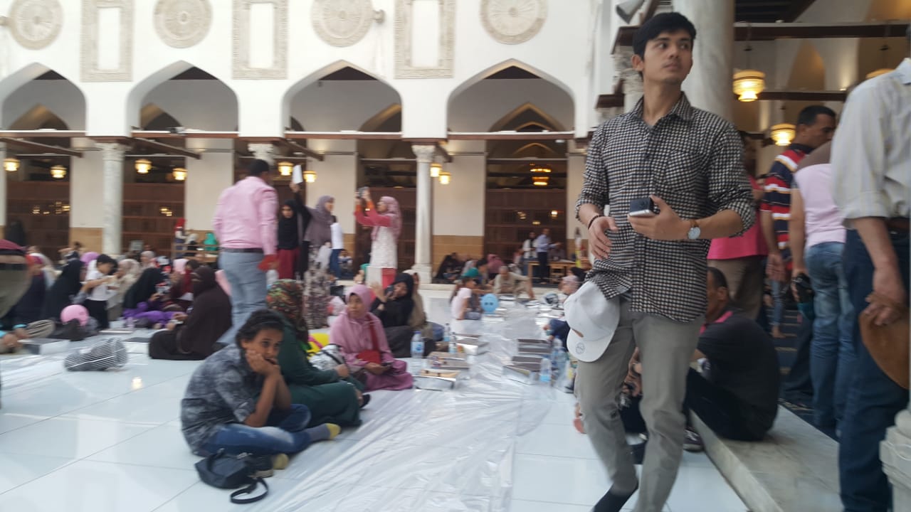 حفل إفطار جماعى بالجامع الأزهر (1)