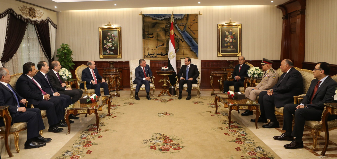 الرئيس السيسى والعاهل الأردنى