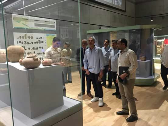 مستشار هيئة التراث السعودى يزور متحف الحضارة (2)
