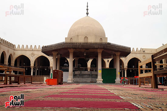 صور الصلاه فى مسجد عمرو بن العاص (5)