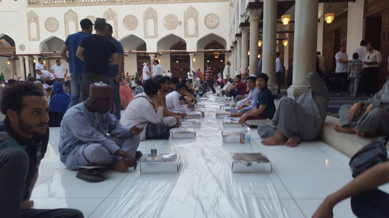 حفل إفطار جماعى بالجامع الأزهر (1)