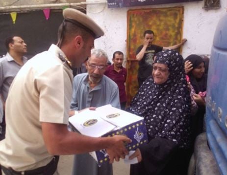 مساعدات رمضانية من الشرطة