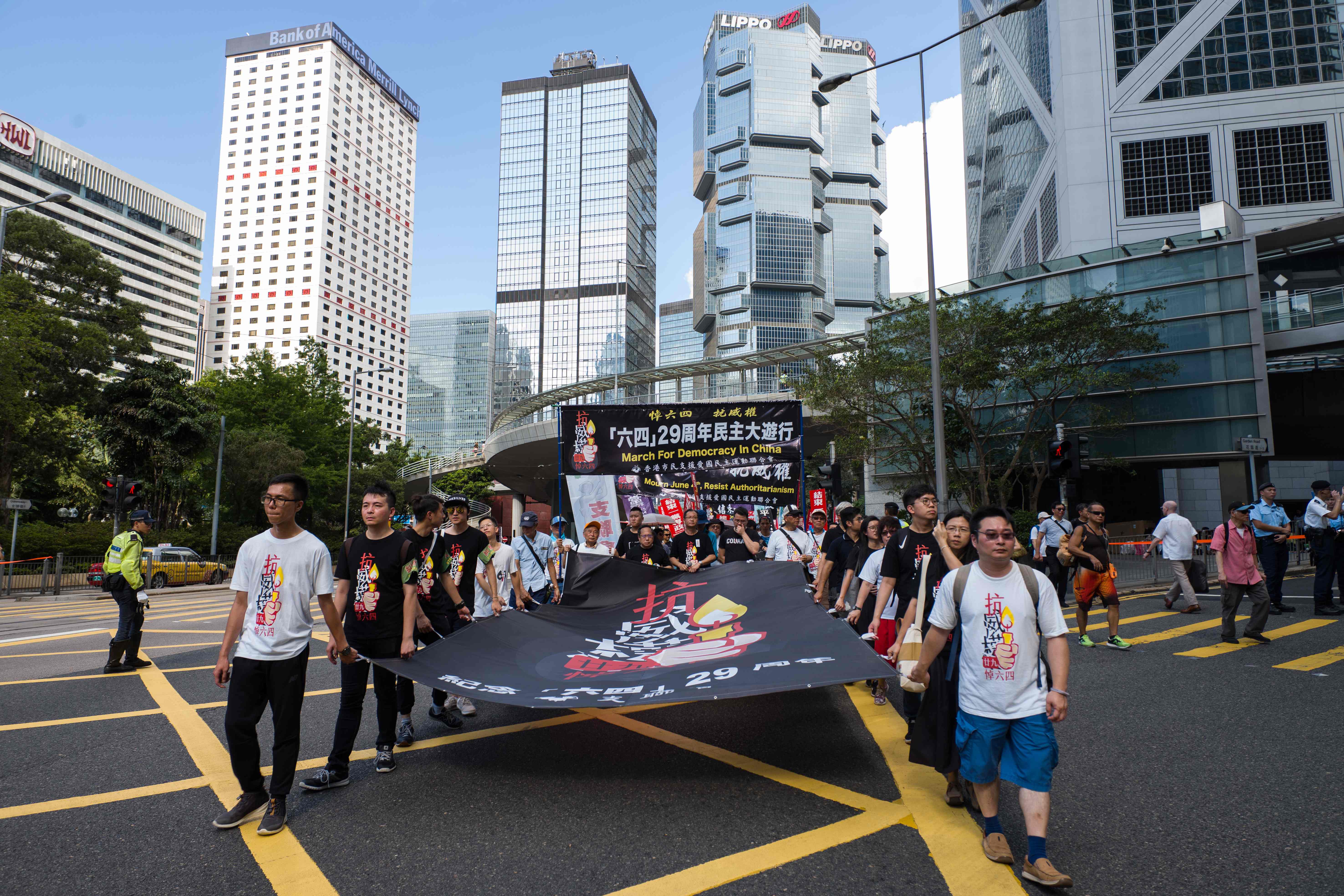 تظاهرات فى الصين لإحياء ذكرى مجزرة تياننمن