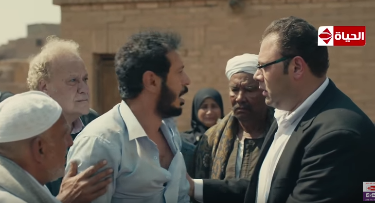 محمد علي رزق امام مصطفي شعبان في مسلسل ايوب