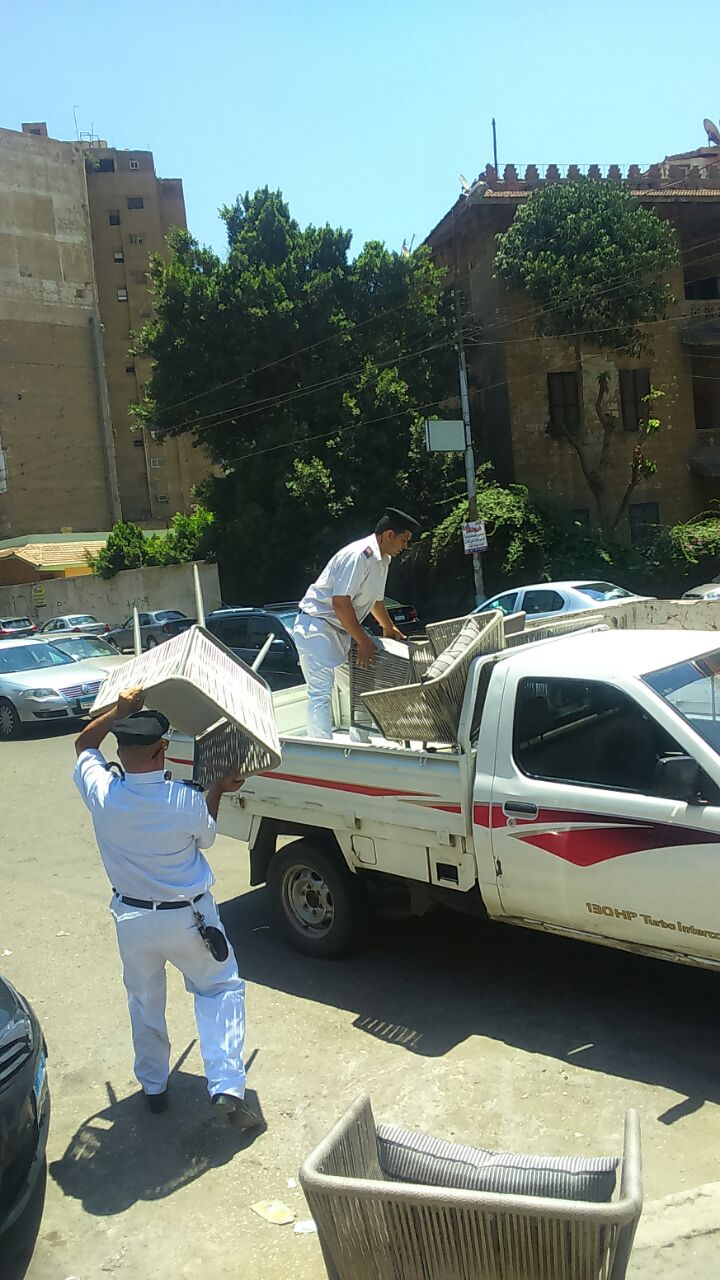 حملات امنية لازالة الاشغالات بشوارع القاهرة (4)