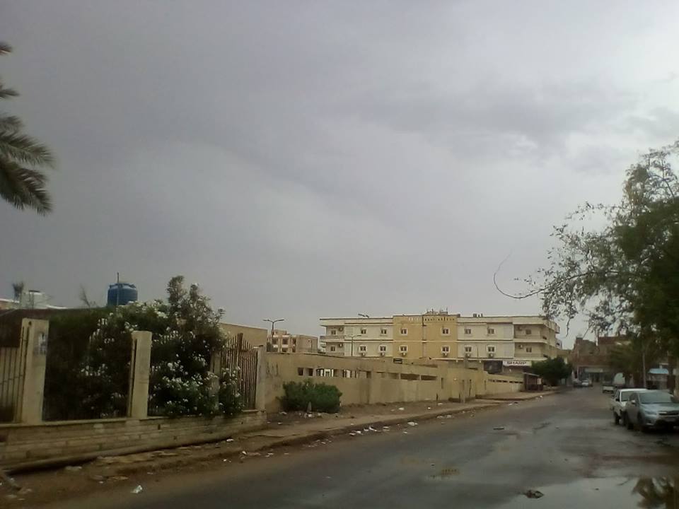 هطول امطار على مدينة سانت كاترين بجنوب سيناء (1)