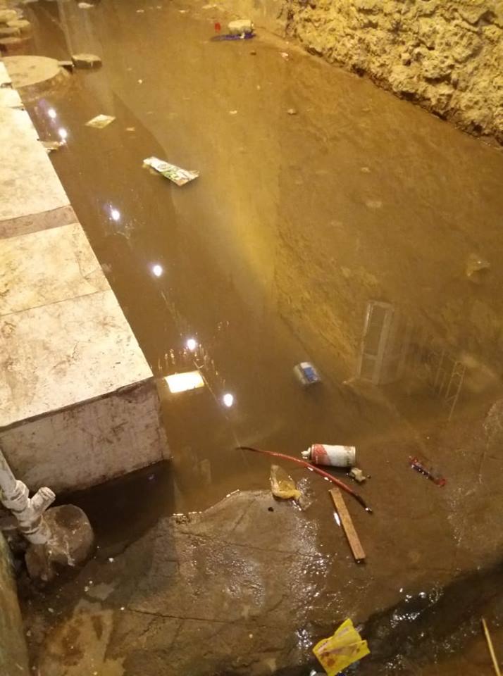 مياه الصرف بشارع مصطفى العفيفى بالوراق