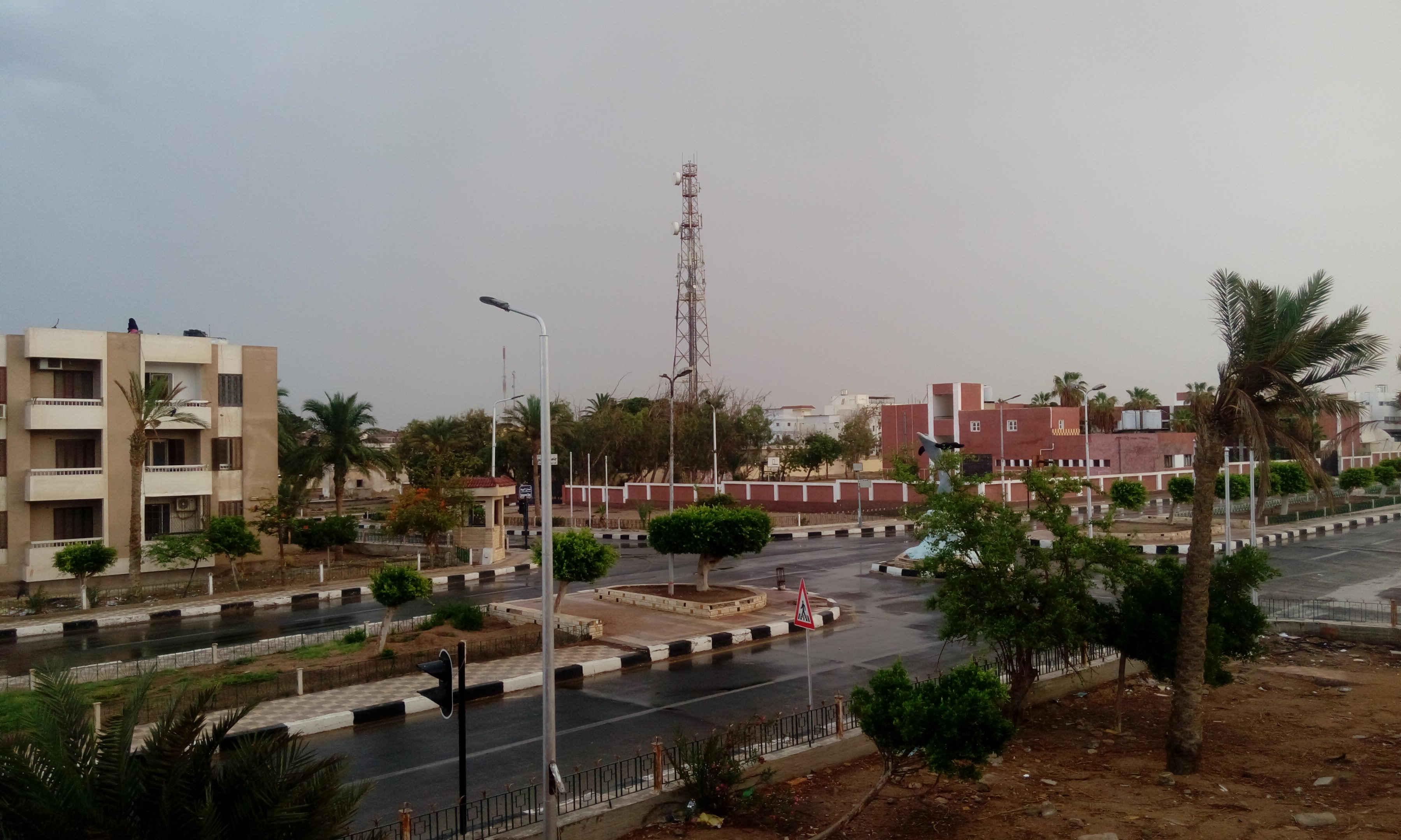 هطول امطار على مدينة سانت كاترين بجنوب سيناء (5)