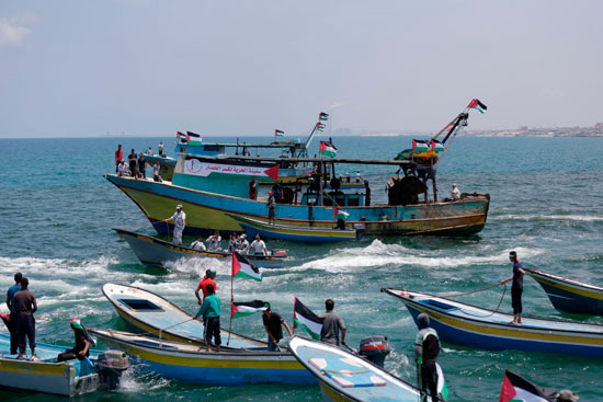 مراكب الإبحار الفلسطينية 