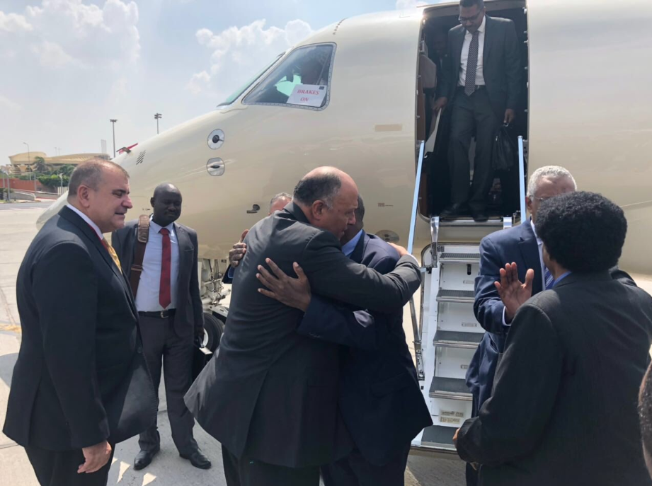 وزير خارجية السودان يصل مطار القاهرة
