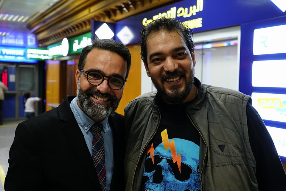 كمال الرياحي والكاتب أحمد مجدى همام ضيف ملتقى تونس للرواية