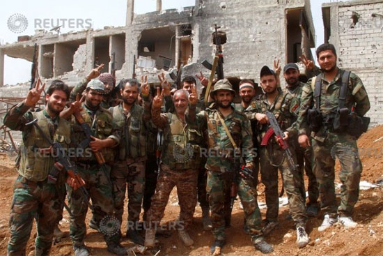 عناصر الجيش السورى 