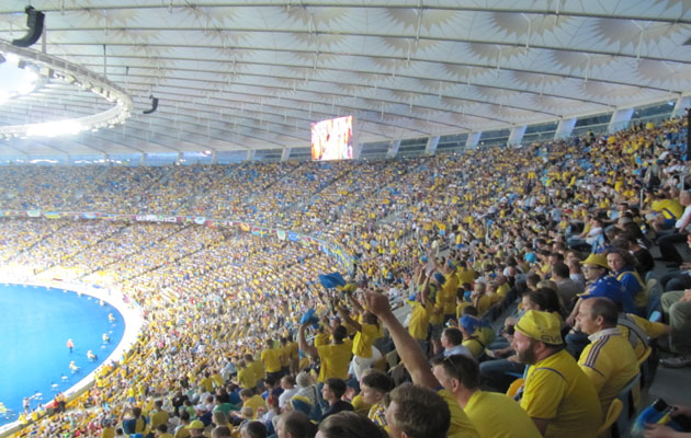الملعب الأولمبي هو أهم الملاعب فى أوكرانيا