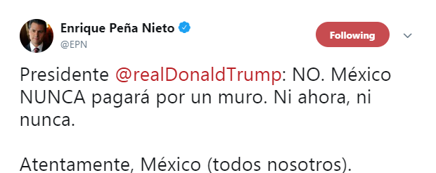 التغريدة باللغة المكسيكية