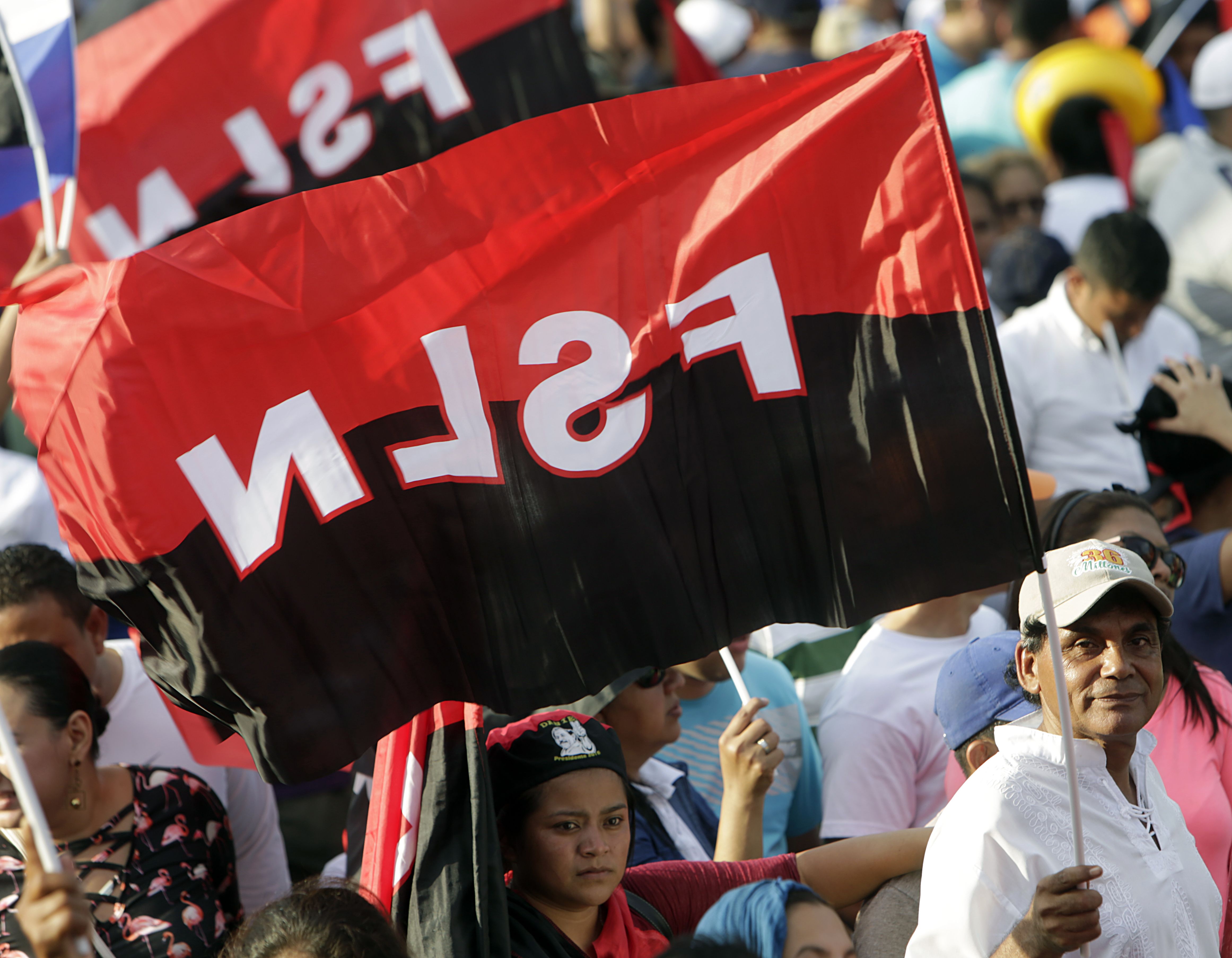 مظاهرات مؤيدة لرئيس نيكاراجوا