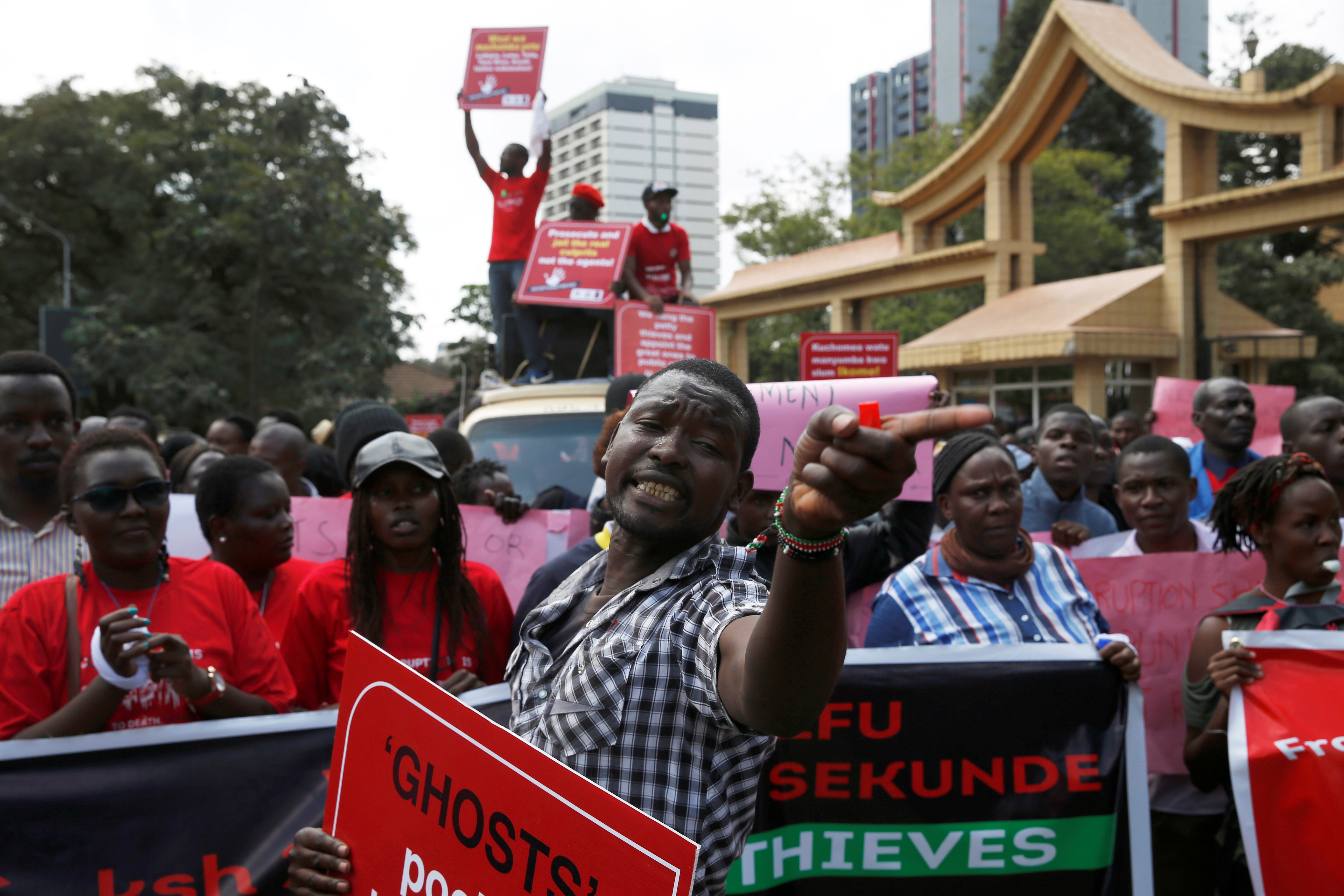 مظاهرات ضد الفساد بالعاصمة الكينية نيروبى