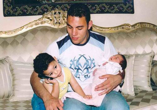 احمد بلال مع اولاده