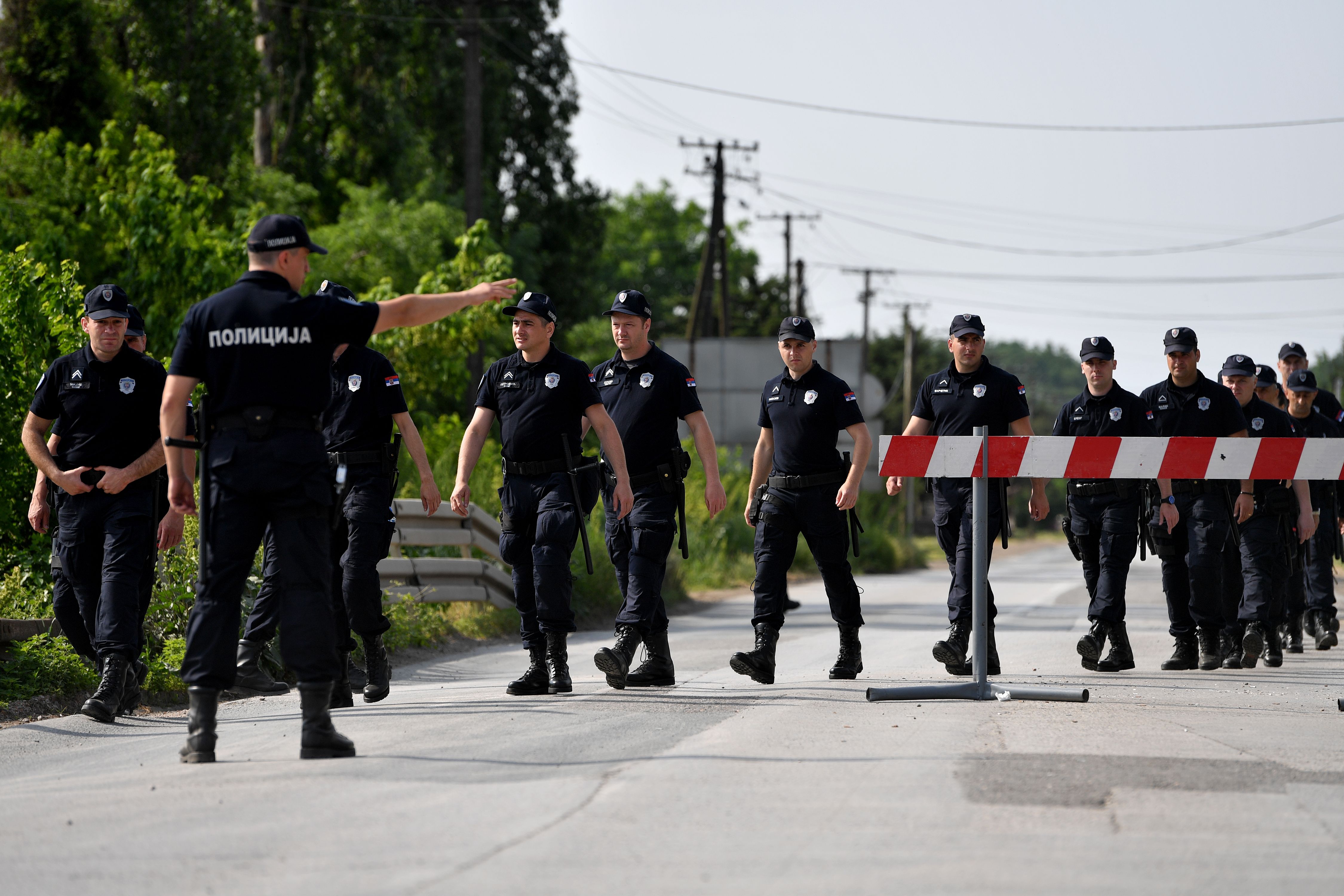 الشرطة الصربية