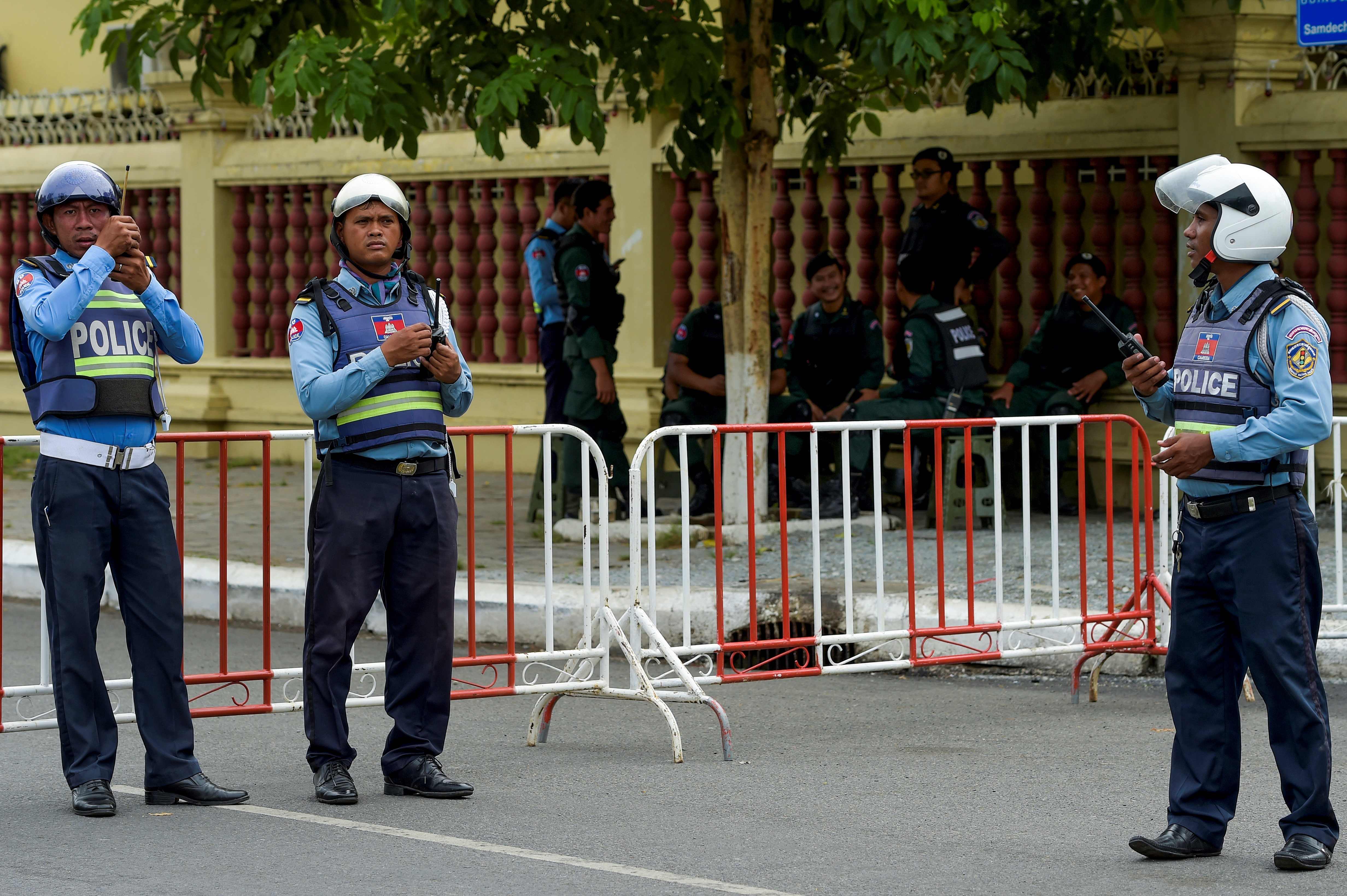 الشرطة الكمبودية 