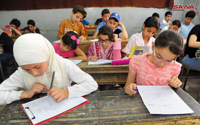 امتحانات تلاميذ سوريا