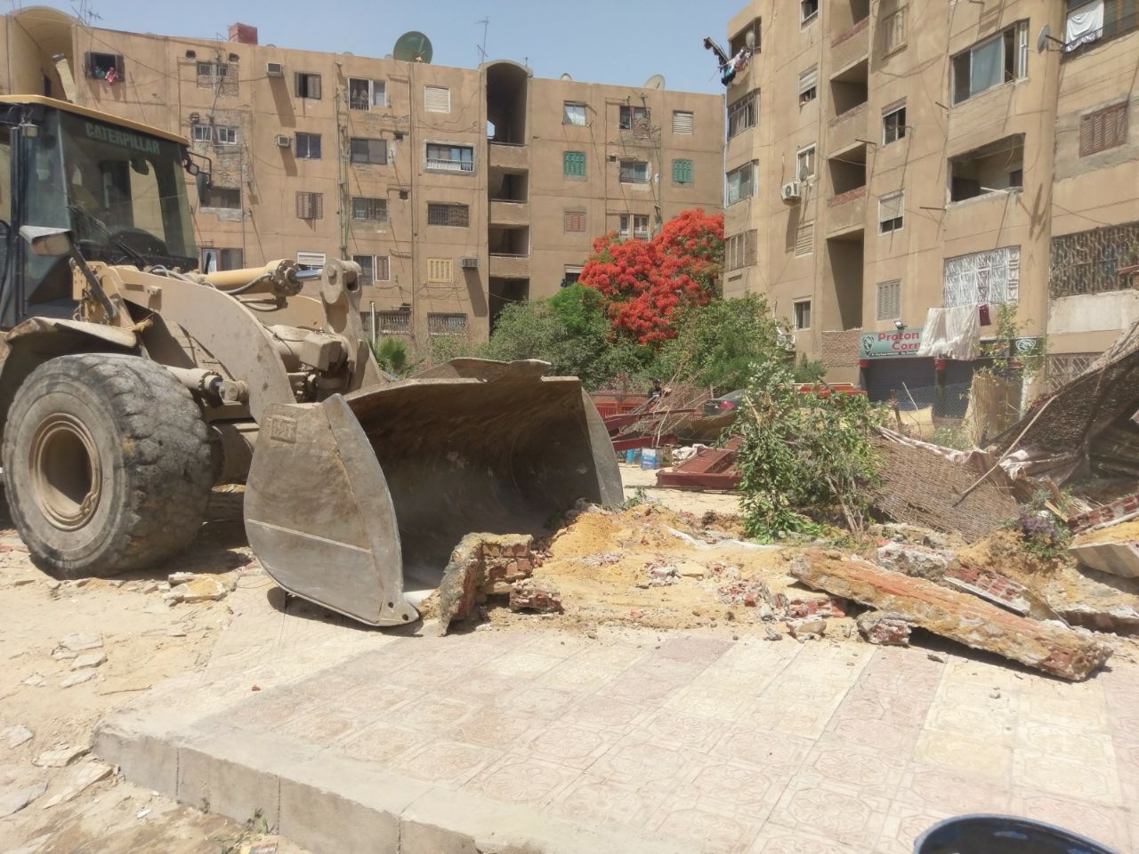 حملات ازالة الاشغالات بمدينة نصر