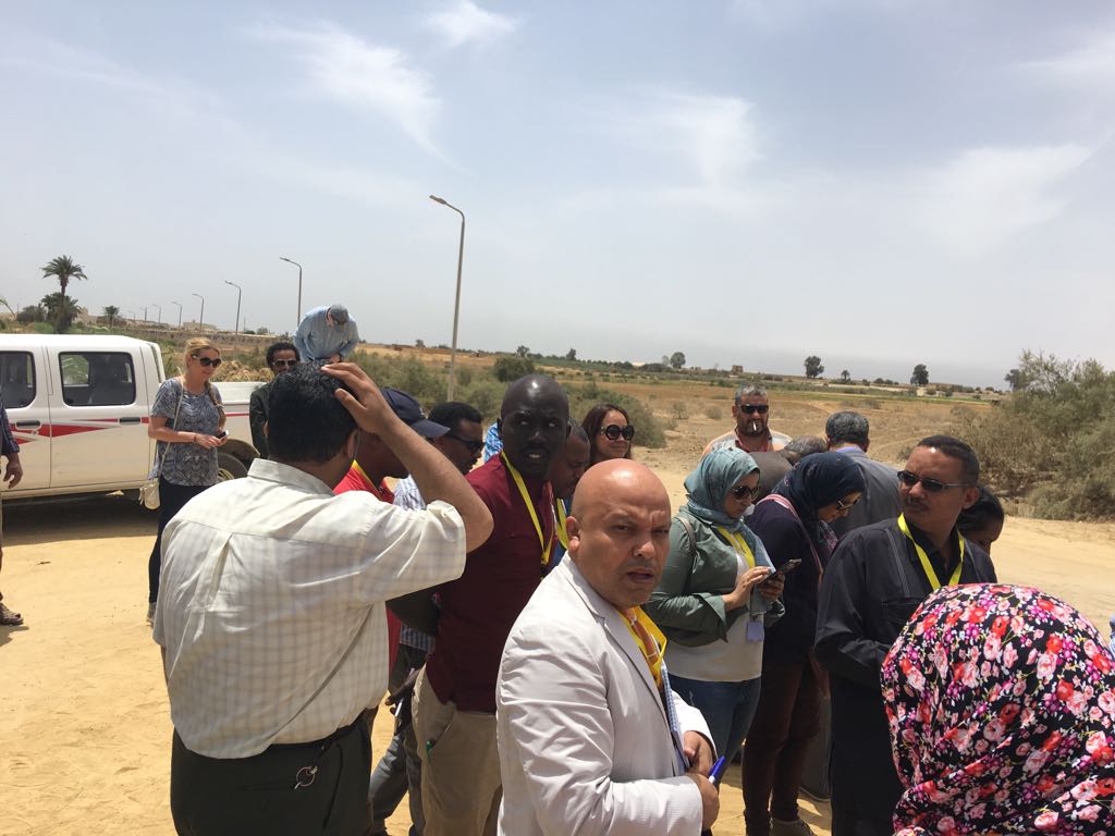 جانب من زيارة صحفيي السودان واثيوبيا وجنوب السودان