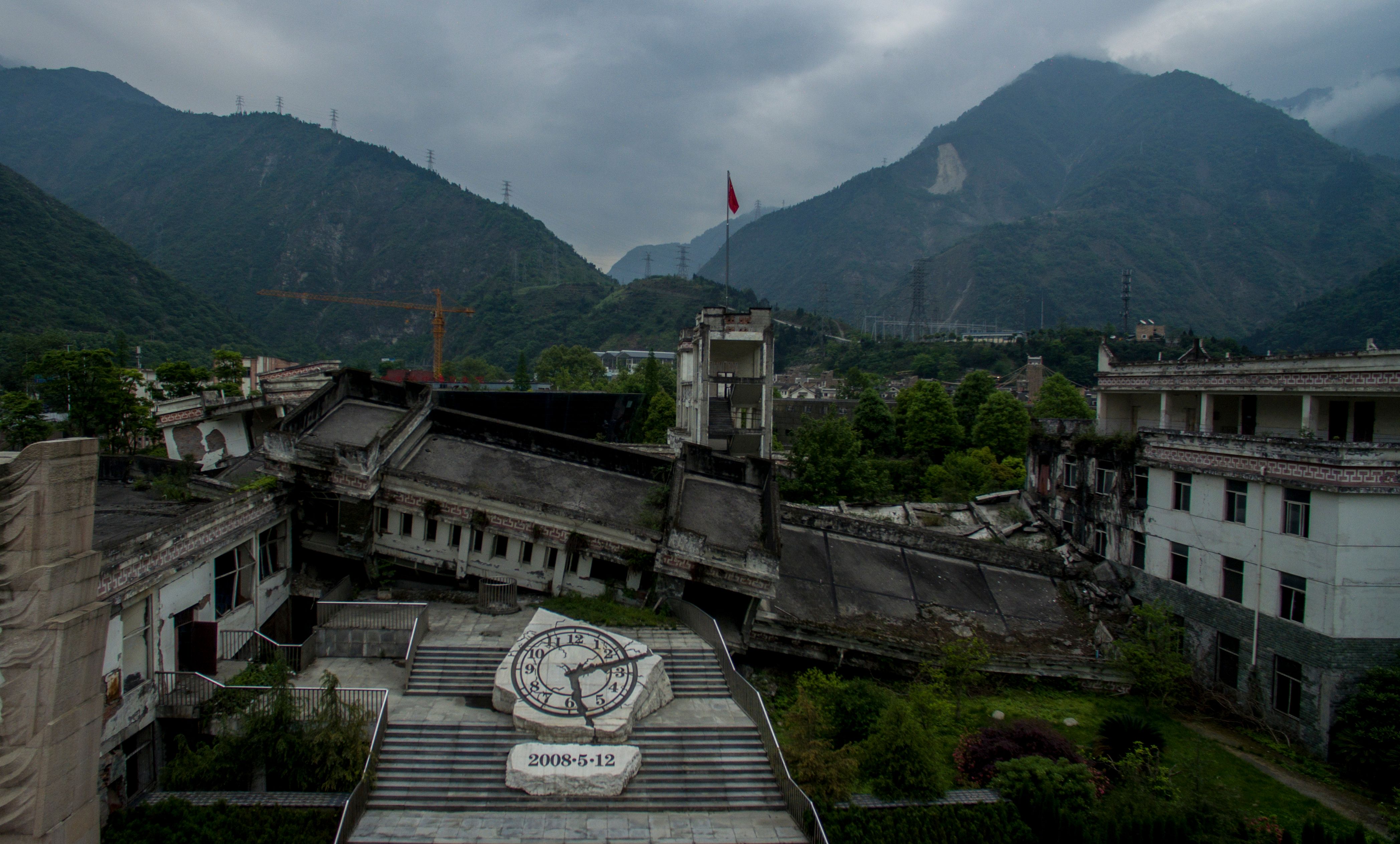 آثار الدمار فى مدينة سيتشوان الصينية بسبب زلزال 2008