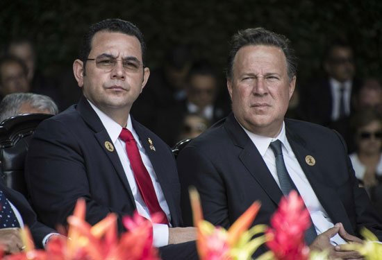 رئيسا بنما والبنغال فى حفل تنصيب رئيس كوستاريكا الجديد