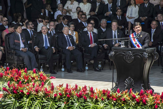 كلمة رئيس كوستاريكا الجديد كارلوس ألفارادو خلال حفل تنصيبه