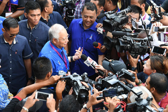 رئيس وزراء ماليزيا يدلى بتصريحات صحفية